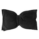 The Emily & Meritt Velvet Bow Pillows, Black