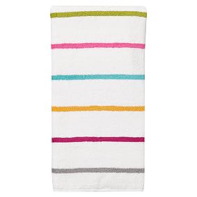 Rainbow Stripe Bath Towels