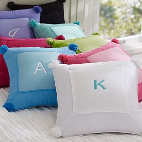 Crinkle Puff Toss Pillow Cover