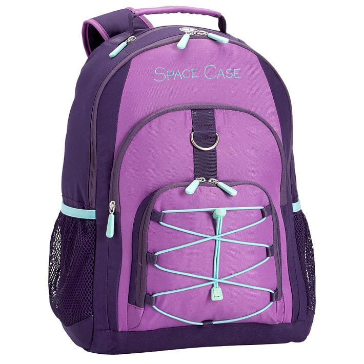 Gear-Up Light Purple Colorblock Backpack