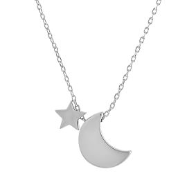 Selena Moon And Star Necklace | Teen Jewelry | Pottery Barn Teen