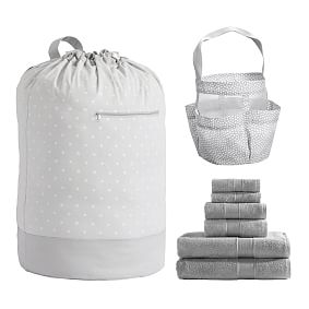 Shower &amp; Laundry Set, Mini Dot