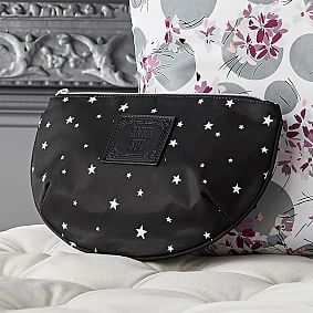 Anna Sui Black/White Stars Small Things Pouch