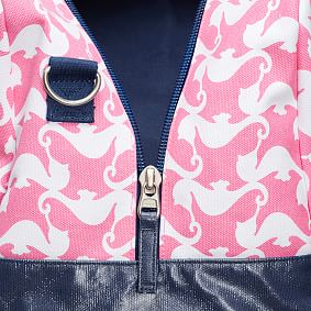 Cape Cod Sleepover Duffle Bag, Pink Seahorse