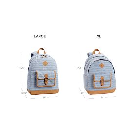 Northfield Dusty Blue Dashing Stripe Backpack