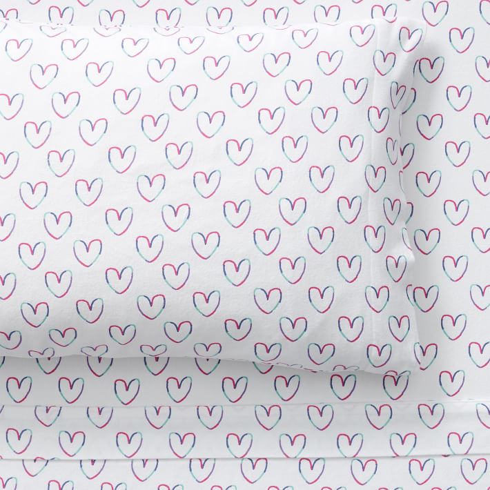 Merry Heart Organic Flannel Sheet Set