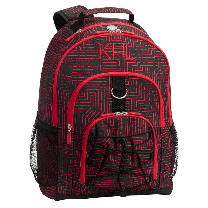 Gear-Up Red Circuit Backpack