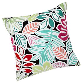 Surf Crewel Pillow Covers
