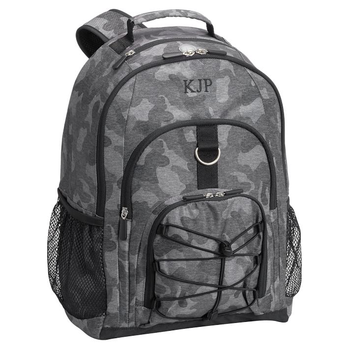 Gear-Up Heathered Black Camo Backpack