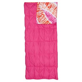 Tie Dye Sleeping Bag, Pink