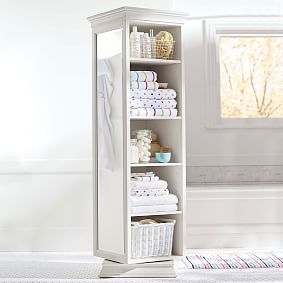 Display-It 20.5&quot; Rotating Bookcase with Mirror
