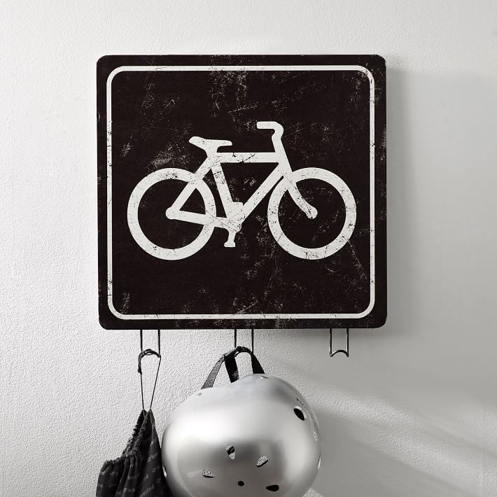 Bike Sign Wall Hook