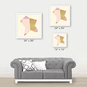 Starburst with Gold Leaf Framed Art | Wall Prints | Pottery Barn Teen