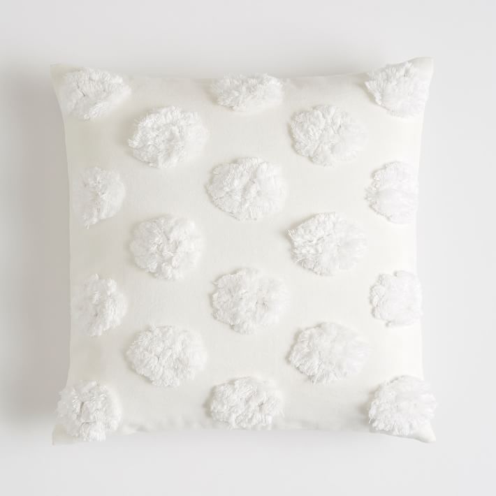Tufted Pom Pillow Cover
