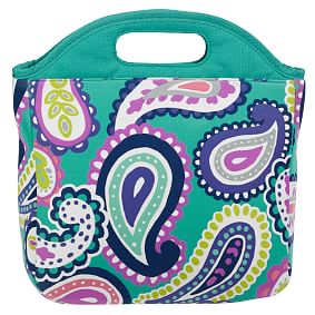 Gear-Up Pool Paisley Tote Lunch Bag
