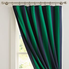 Rugby Stripe Blackout Curtain