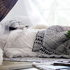 Midnight Geo Value Comforter Set with Sheets, Pillowcase, Comforter + Sham
