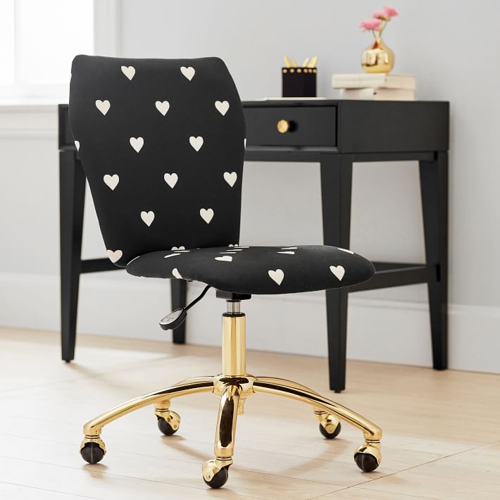 The Emily &amp; Meritt All Over Heart Airgo Swivel Desk Chair