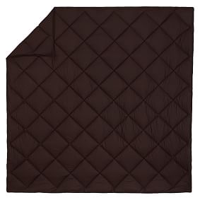 Solid Comforter + Sham, Brown