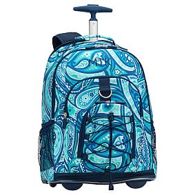 Gear-Up Paisley Power Rolling Backpack
