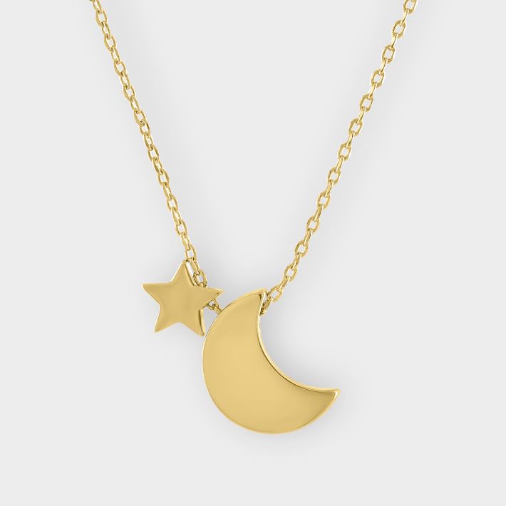 Selena Moon And Star Necklace
