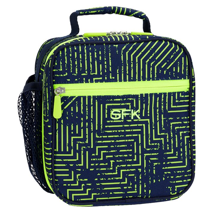 Gear-Up Yellow Neon Circuit Classic Lunch Bag