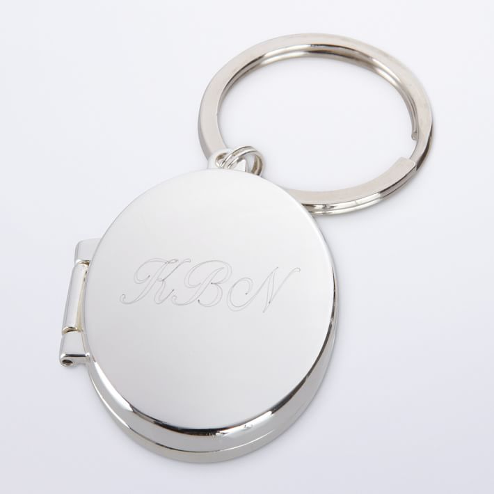 Silver Picture Frame Keychain