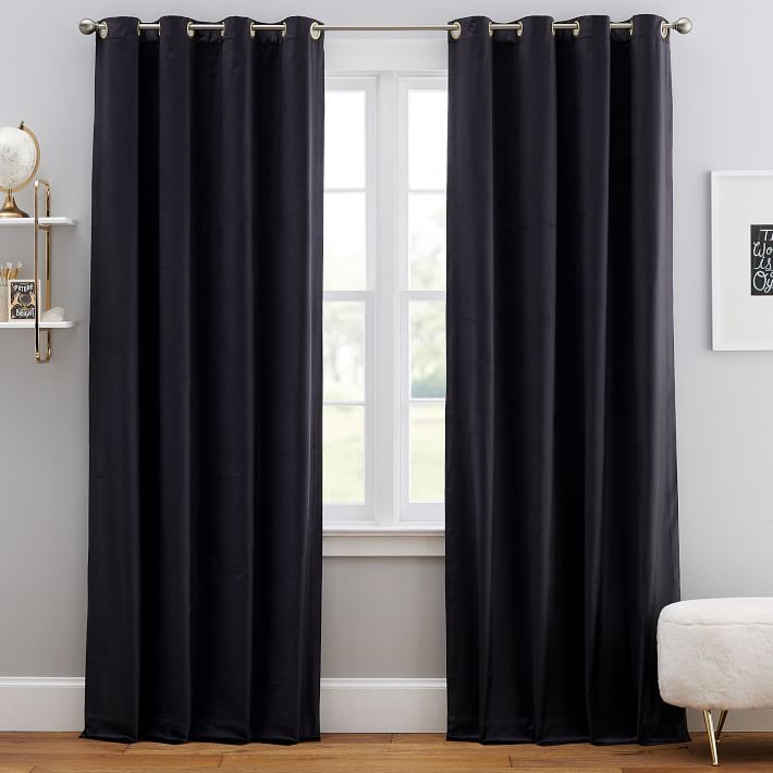 Shimmer Velvet Grommet Blackout Curtain
