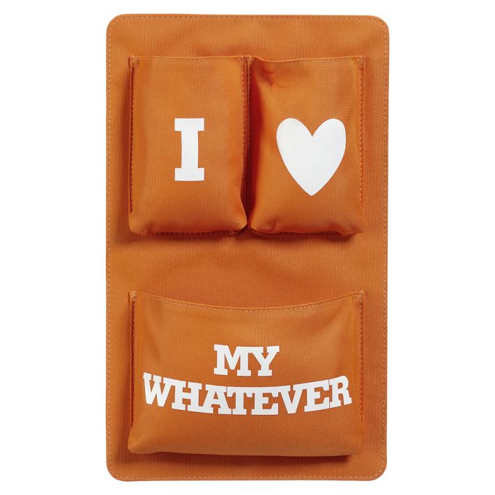 Gear-Up Locker Essentials Pocket, I Love My Whatever, Orange