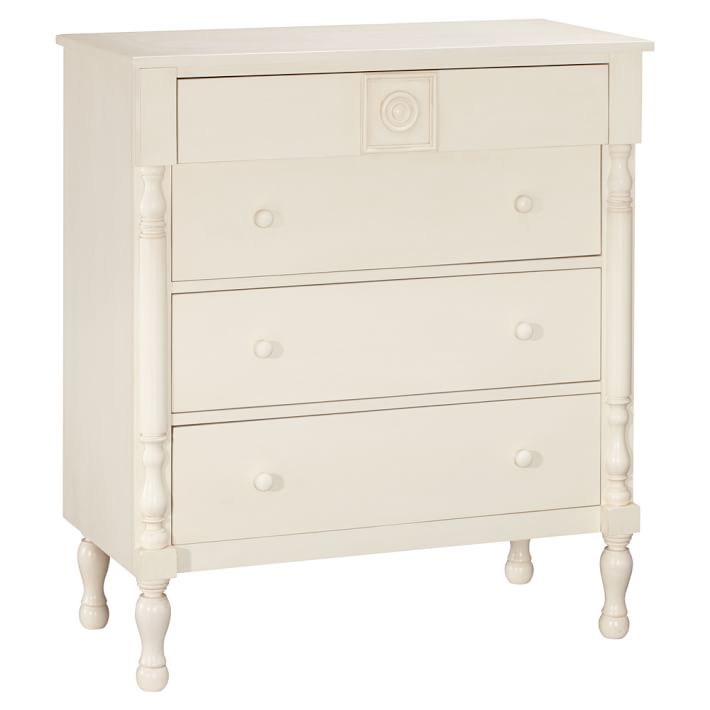 Eclectic Dresser, Distressed Ivory