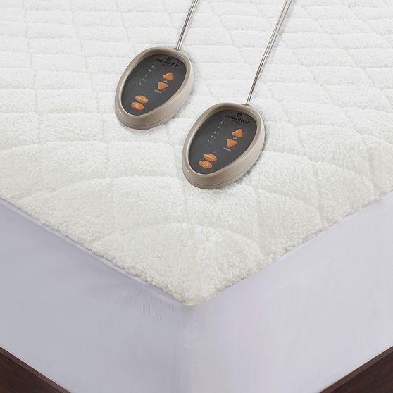 Sherpa Heated Mattress Pad Pottery Barn Teen