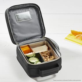 Gear-Up Blue Camo w/ Orange Trim Classic Lunch Box