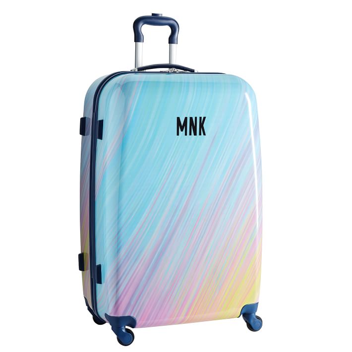 Spectrum Hard-Sided 28&quot; Checked Spinner Suitcase