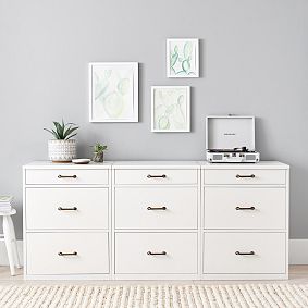 Waverly 9-Drawer Triple Chest Set (69&quot;)
