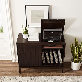 Asher Record Storage Media Console