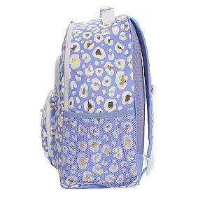 Gear-Up Lavender Metallic Leopard Backpack