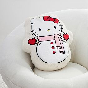 Hello Kitty&reg; Snowman Pillow
