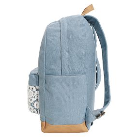 Northfield Solid Blue Crochet Backpack