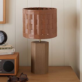 Westly Vegan Leather Table Lamp