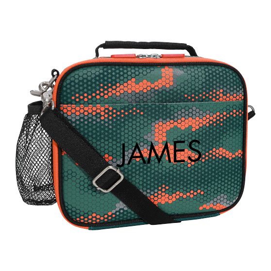 GearUp Reflective Hexagon Camo Cold Pack Lunch Box Pottery Barn Teen