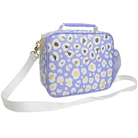 Gear-Up Lavender Metallic Leopard Cold Pack Lunch Box