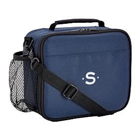 Gear-Up Navy Solid   Cold Pack Lunch Box
