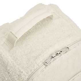 Gear-Up Cream Solid Cozy Sherpa Backpack