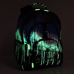 Gear-Up Drip Painting Rainbow Glow-in-the-Dark  Backpack