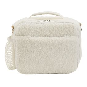 Gear-Up Cream Cozy Sherpa Cold Pack Lunch Box