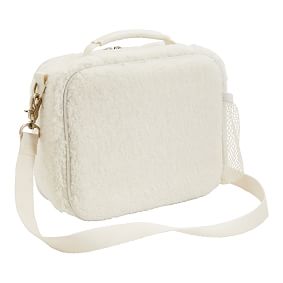 Gear-Up Cream Cozy Sherpa Cold Pack Lunch Box