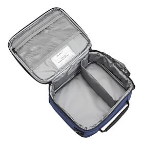 Gear-Up Navy Solid   Cold Pack Lunch Box