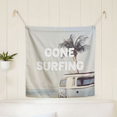 Surfing tapestry sale