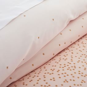 Monique Lhuillier Metallic Stardust Duvet Cover