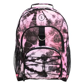 Gear-Up  Santa Cruz Tie-Dye Backpack, Pink/Black